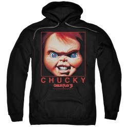 Trevco Men's Childs Play 3 Chucky Squared Pullover Hoodie
