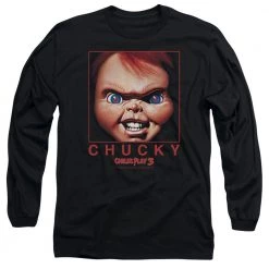 Trevco Horror Tees Men's Childs Play 3 Chucky Squared Long Sleeve Tee