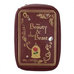 Bioworld Disney Beauty And The Beast Storybook Travel Cosmetic Bag New