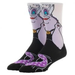 Bioworld Disney Villains Ursula 360 Character Crew Socks