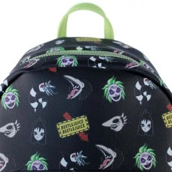 Cakeworthy Beetlejuice AOP Mini Backpack New