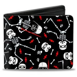 Buckle-Down New Star Wars Halloween Darth Vader And Stormtrooper Skeleton Candy Collage