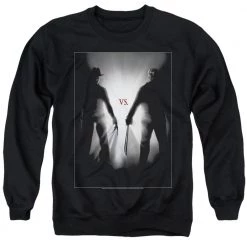 Trevco New Men's Freddy Vs Jason Silhouettes Crewneck Sweatshirt