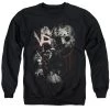Trevco Men's Freddy Vs Jason Scratches Crewneck Sweatshirt New