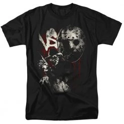 Trevco New Men's Freddy Vs Jason Scratches Tee
