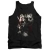 Trevco Men's Freddy Vs Jason Scratches Tank Top