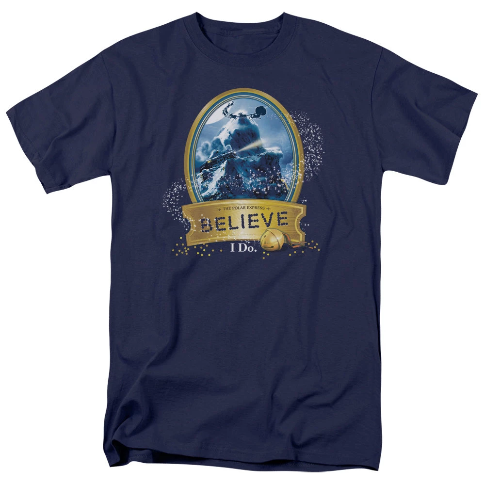 Trevco Men's Polar Express True Believer Tee New 1 Trevco Men's Polar Express True Believer Tee New