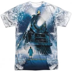 Trevco Men's Polar Express Journey Sublimated T-Shirt New
