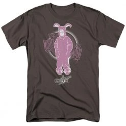 Trevco Men's A Christmas Story Pink Nightmare Tee