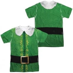 Trevco Men's Elf Buddy Costume Sublimated T-Shirt