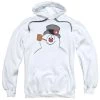 Trevco Men's Frosty The Snowman Frosty Face Pullover Hoodie