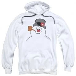 Trevco Men's Frosty The Snowman Frosty Face Pullover Hoodie