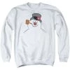Trevco Men's Frosty The Snowman Frosty Face Crewneck Sweatshirt New