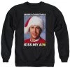 Trevco New Men's Christmas Vacation Merry Kiss Crewneck Sweatshirt