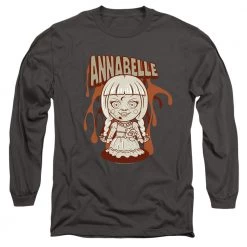 Trevco Men's Annabelle Annabelle Illustration Long Sleeve Tee New