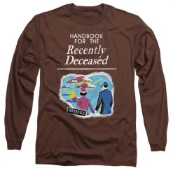 Trevco Tees Men's Beetlejuice The Handbook Long Sleeve Tee