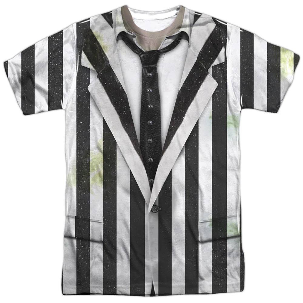 Trevco Men's Beetlejuice Suit Sublimated Tee 1 Trevco Men's Beetlejuice Suit Sublimated Tee