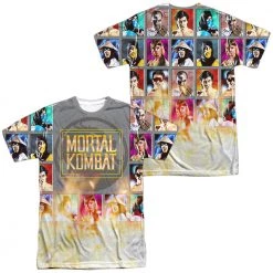 Trevco Men's Mortal Kombat Choose Your Fighter Sublimated Tee