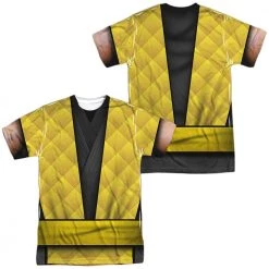 Trevco Men's Mortal Kombat Scorpion Outfit Sublimated Tee New 5 Trevco Men's Mortal Kombat Scorpion Outfit Sublimated Tee New