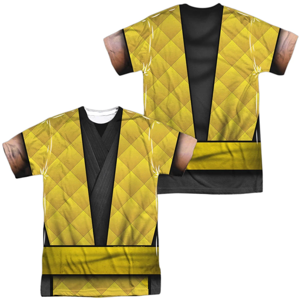 Trevco Men's Mortal Kombat Scorpion Outfit Sublimated Tee New 3 Trevco Men's Mortal Kombat Scorpion Outfit Sublimated Tee New