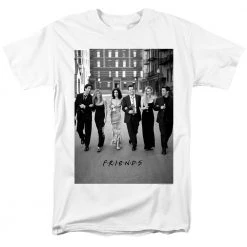 Trevco New Men's Friends Walk The Streets Tee