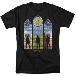 Trevco New Men's Supernatural Stained Glass Tee