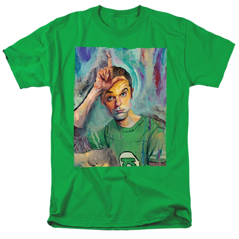 Trevco Men's The Big Bang Theory Sheldon Painting Tee 1 Trevco Men's The Big Bang Theory Sheldon Painting Tee