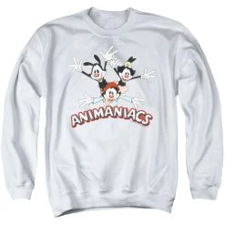 Trevco Men's Animaniacs Trio Crewneck Sweatshirt