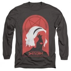 Trevco New Men's Chilling Adventures Of Sabrina Sabrina And Salem Long Sleeve Tee