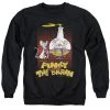 Trevco Men's Pinky And The Brain Lab Flask Crewneck Sweatshirt