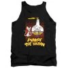 Trevco Men's Pinky And The Brain Lab Flask Tank Top