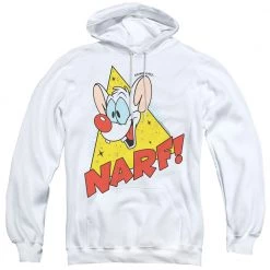 Trevco Men's Pinky And The Brain Narf Pullover Hoodie