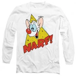 Trevco New Men's Pinky And The Brain Narf Long Sleeve Tee