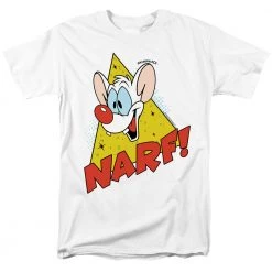 Trevco Men's Pinky And The Brain Narf Tee New
