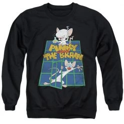Trevco New Men's Pinky And The Brain Ol Standard Crewneck Sweatshirt