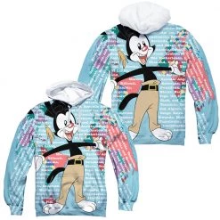 Trevco New Men's Animaniacs Yakko World Sublimated Pullover Hoodie