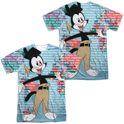 Trevco Men's Animaniacs Yakko World Sublimated Tee New