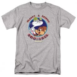 Trevco New Men's Animaniacs Slappy & Skippy Squirrel Tee