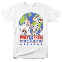 Trevco New Men's Pinky And The Brain Campaign Tee
