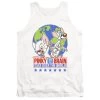 Trevco Men's Pinky And The Brain Campaign Tank Top New