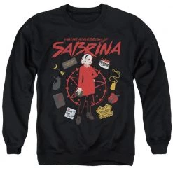 Trevco New Men's Chilling Adventures Of Sabrina Circle Crewneck Sweatshirt