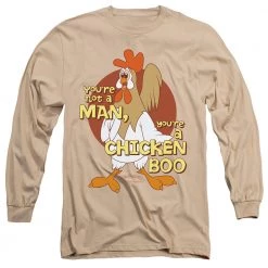 Trevco Men's Animaniacs Chicken Boo Long Sleeve Tee New