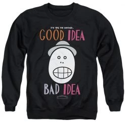 Trevco New Men's Animaniacs Good Idea Bad Idea Crewneck Sweatshirt