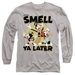 Trevco Men's Animaniacs Smell Ya Later Long Sleeve Tee New