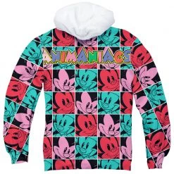 Trevco New Men's Animaniacs Squares Sublimated Pullover Hoodie