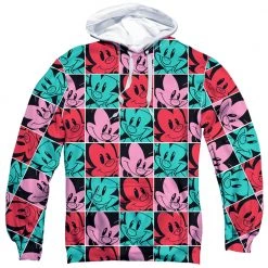 Trevco New Men's Animaniacs Squares Sublimated Pullover Hoodie