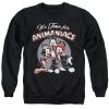 Trevco Men's Animaniacs It'S Time For Crewneck Sweatshirt New