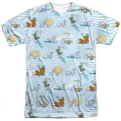 Trevco Men's Pinky And The Brain Experiments Sublimated Tee New