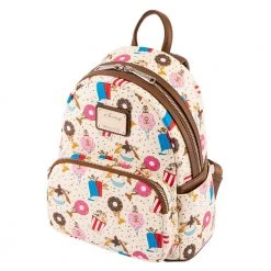 Loungefly Disney Chip And Dale Snackies AOP Mini Backpack