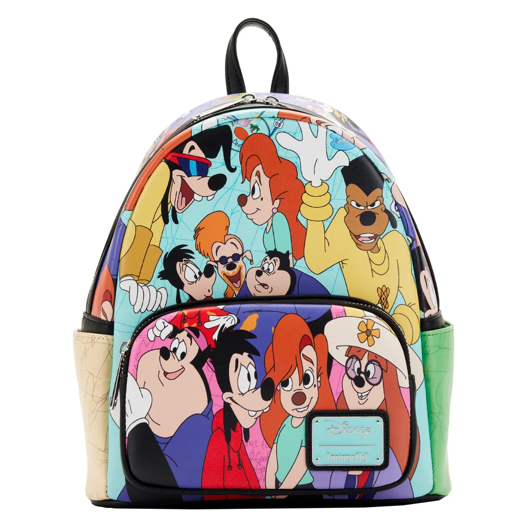 New Loungefly Disney A Goofy Movie Collage Mini Backpack 1 New Loungefly Disney A Goofy Movie Collage Mini Backpack